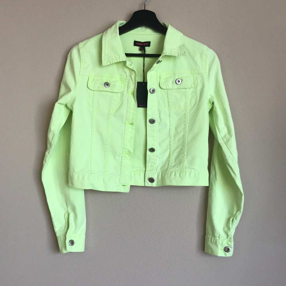 Neon Denim Jacket